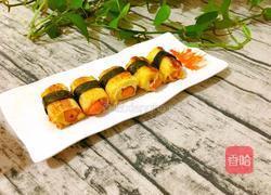 海苔香肠吐司卷的做法图解7