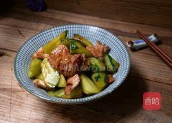 青瓜炒肉的做法图解6