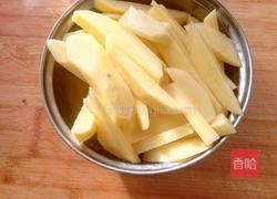 干煸排骨豆角土豆条的做法图解1