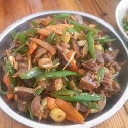 青椒香菇鸡胗的做法[图]