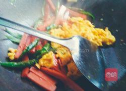 火腿炒鸡蛋的做法图解6