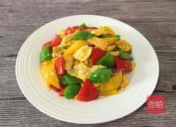 彩椒炒鸡蛋的做法图解9