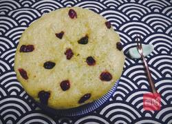 抹茶蔓越莓发糕的做法图解8