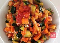 番茄爆鸡丁的做法图解3