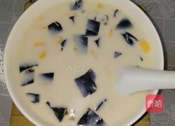 芒果三色豆烧仙草奶茶的做法图解6