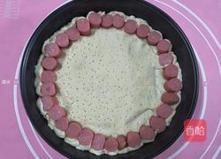 火腿虾仁披萨的做法图解12