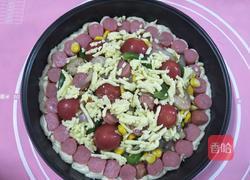 火腿虾仁披萨的做法图解16