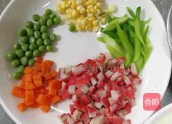 叉烧芥蓝炒饭的做法图解1