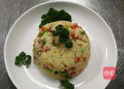 叉烧芥蓝炒饭的做法图解3