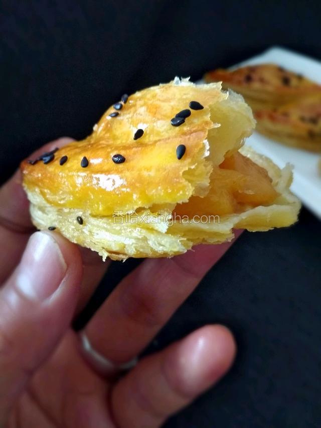 成品图！香喷喷的芒果酥出炉了！我是娇娇爱美食一起来香哈交流吧！