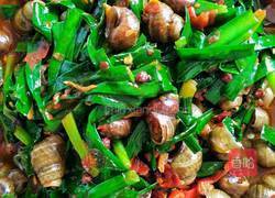 韭香田螺的做法图解7