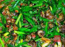 韭香田螺的做法图解6