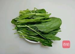 菠菜鸡蛋面的做法图解2