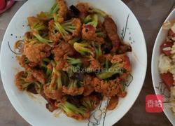辣炒有机菜花的做法图解3