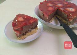 草莓可可酸奶慕斯的做法图解10