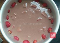 草莓可可酸奶慕斯的做法图解6