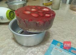 草莓可可酸奶慕斯的做法图解9