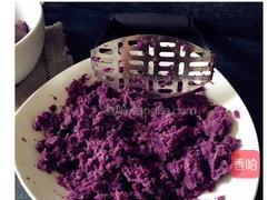 紫薯山药糯米糕的做法图解3