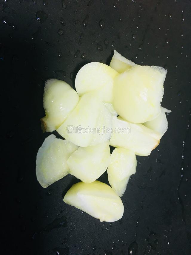 独子蒜随意切小块