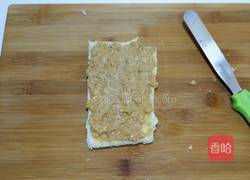 花生酱香蕉吐司卷的做法图解4