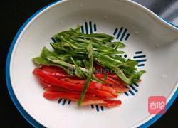 茭白炒肉丝的做法图解4