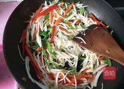 茭白炒肉丝的做法图解12