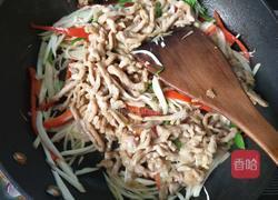 茭白炒肉丝的做法图解13