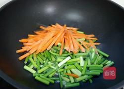 蒜苔炒蛋丝的做法图解4