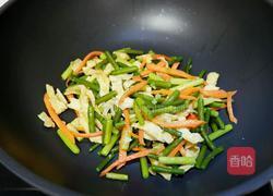 蒜苔炒蛋丝的做法图解6