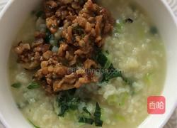 菠菜叶子咸米粥的做法图解7