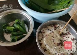 腊肉红豆粽子的做法图解3