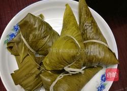 腊肉红豆粽子的做法图解4