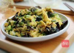 鸡蛋木耳炒蒜薹的做法图解9