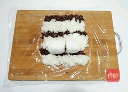 鸭蛋双米饭团的做法图解6