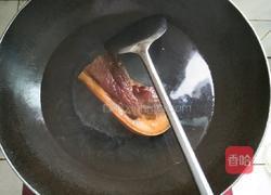 腊肉干煸豆角的做法图解1