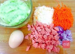 黄瓜渣土豆鸡蛋饼的做法图解2