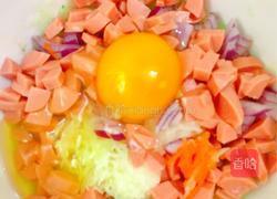 黄瓜渣土豆鸡蛋饼的做法图解3