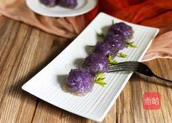 西米紫薯丸子的做法图解9