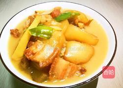 葫芦瓜烧肉的做法图解6