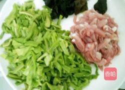 苔干炒肉丝的做法图解1