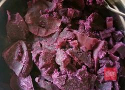 糯米紫薯球的做法图解4