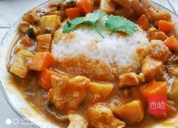 咖喱鸡肉盖饭(单人份）的做法图解7