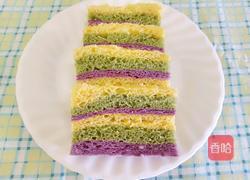 彩色发糕的做法图解13