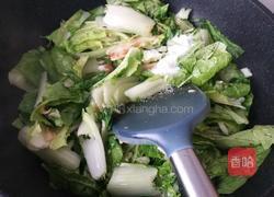 快菜炒海米的做法图解4