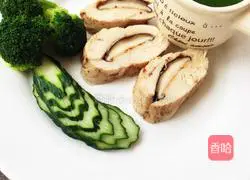 Illustration of how to make mushroom chicken for low-fat weight loss meals without getting fat 7