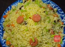 珍珠米炒饭的做法图解6