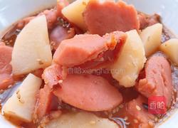 土豆炖肠的做法图解4