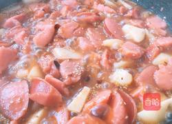 土豆炖肠的做法图解3