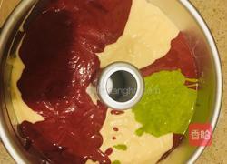 三色戚风蛋糕的做法图解13