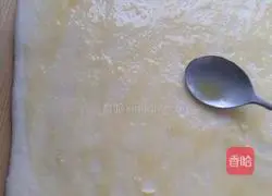 Illustration of how to make crispy sesame cake 9